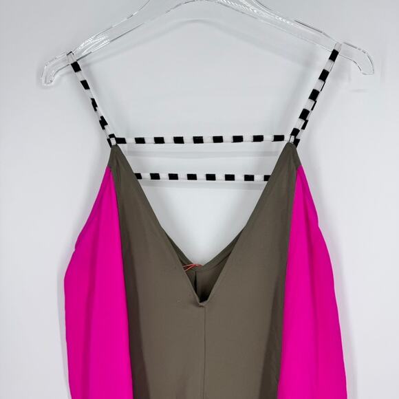 Jae Jolly Jumpsuit One Size Pink and Brown - Picture 6 of 11